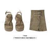 (2-WAY) SUEDE FLIP-FLOP BOOTS