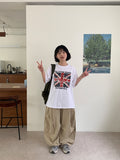 Alan Union Jack Print Over Short Sleeve Tee