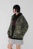 CAMO HOODED JUMPER