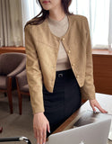 Jenny Suede Crop Jacket