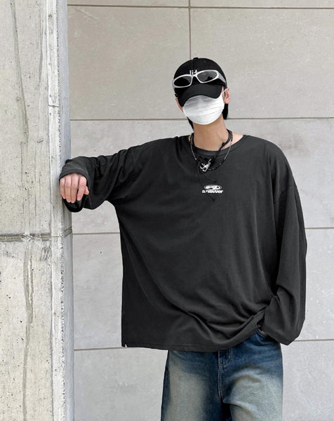 【SCENERITY】Pigment Long Sleeve SCENERITY (シナリティ) - ピグメント長袖Tシャツ / Pigment