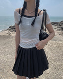 Capo Pleated Mini Skirt