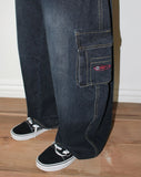 TWIN POCKET WIDE DENIM