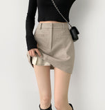 A-line Winter Mini Skirt