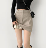 A-line Winter Mini Skirt