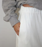 BUBBLY FRILL MIDI SKIRT