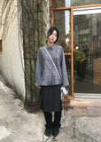 PIE PLEATS BLOUSE