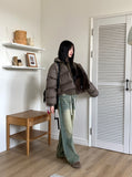 Acre String Washing Wide Denim Pants