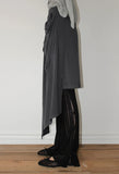 BUTTON DRAPPING SKIRT