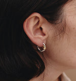 Aceh Silver (C) Edge One Touch Earrings