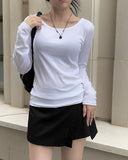 Dizzy Round Slim Long Sleeve T-shirt