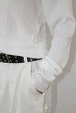 GOLGI HOODED HENLEY KNIT