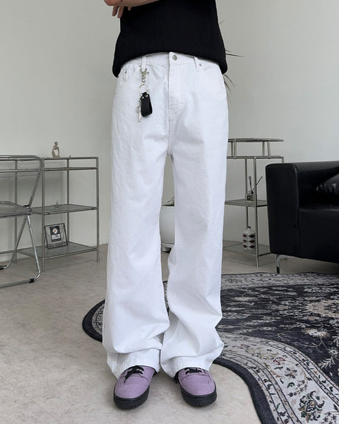 【SATIIIZ】mayp wide cotton pants SATIIIZ (サティーズ) - メイプワイドコットンパンツ / mayp