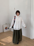 Elcheuki Pintuck Balloon Banding Skirt