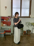 Heyou Summer Banding Wide Cargo Pants