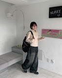 Envmi Color Basic Crop Shirt