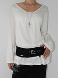 SHIRRING LAYER LONGSLEEVE