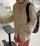 Hellburn Duffel Cable Hood Cardigan