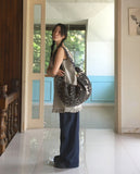 Eve Flower Fresley Shirring Shoulder Bag