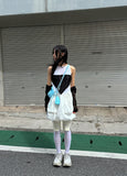 RIBBON SLEEVELESS OPS