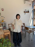 Hinky Summer Raw Denim Balloon Wide Pants
