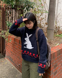 Efund Rabbit Round Wool Knit