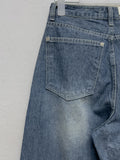 229 Embo Curved Wide Denim