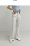 049 Semi Bootcut Cotton Pants