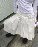FLOW TIE COTTON SKIRT