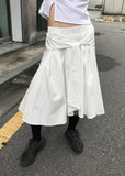 FLOW TIE COTTON SKIRT