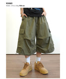 Amekaji Loose Cargo Crop Pants