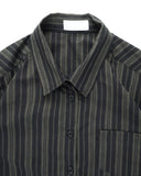 LINE STRIPE CROP SHIRT