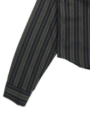 LINE STRIPE CROP SHIRT