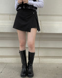 Ladle Wrap Mini Skirt Pants