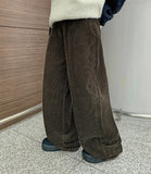 Hakoi corduroy wide pants