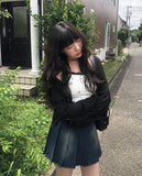 Miso Summer Long Sleeve Crop Cardigan