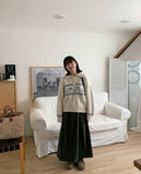 Fallen Nordic Wool Collar Knit