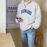 Akon Half Zip-Up Pile Sweatshirt