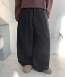 Torrich Pin Tuck Cotton Wide Pants