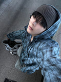 Aaron Linen Check Hood Shirt