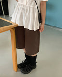 Haen Color Matching Bermuda Cotton Pants