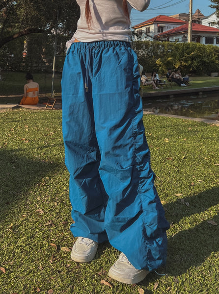 【U LAN】Lex Side Shirring Parachute Pants 0005_33518ce3-f981-4880-9404-
