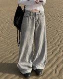 Sarah Washing Grey Wide Pants