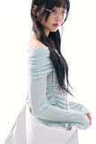 Aether stretch off-shoulder top