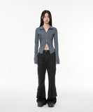 5.cargo Flare Pants