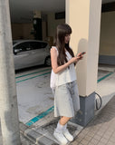 Maje Square Summer Knit Sleeveless