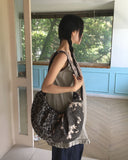 Eve Flower Fresley Shirring Shoulder Bag