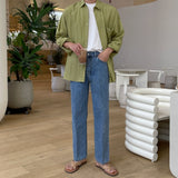 Addie linen overfit shirt