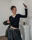 35mm real leather stud belt