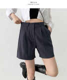 Pintuck Summer Half Slacks Shorts